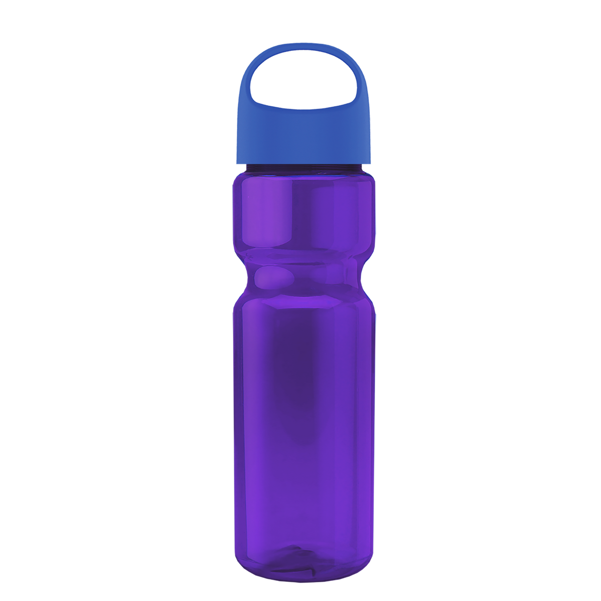 Custom logo Champ Recycled Bottle with Oval Crest Lid - 28 oz.