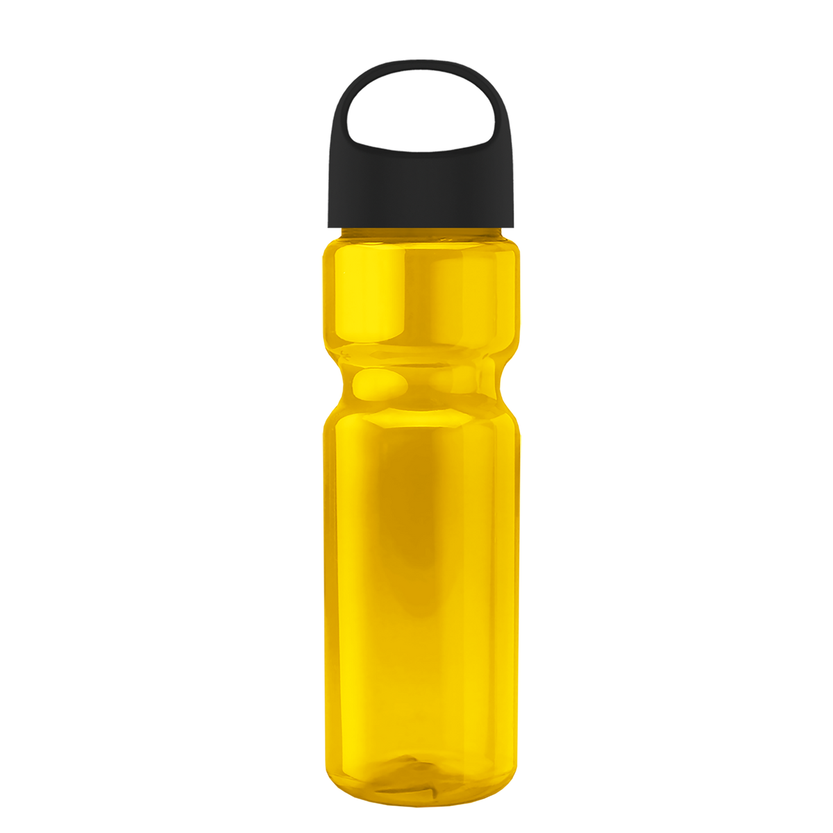 Custom logo Champ Recycled Bottle with Oval Crest Lid - 28 oz.