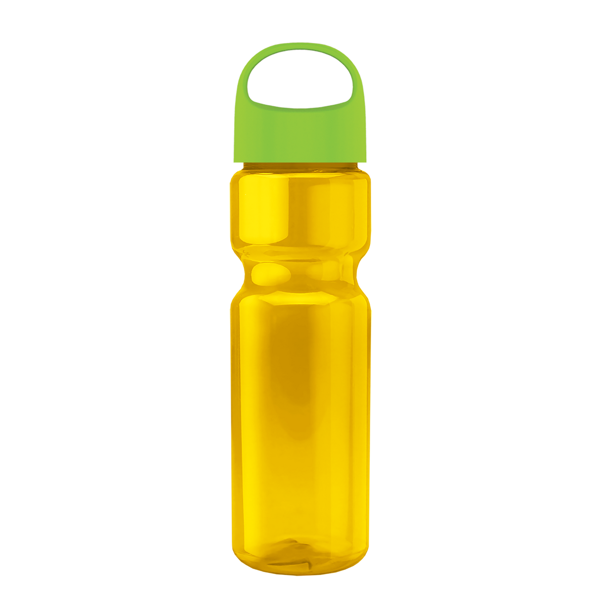 Custom logo Champ Recycled Bottle with Oval Crest Lid - 28 oz.