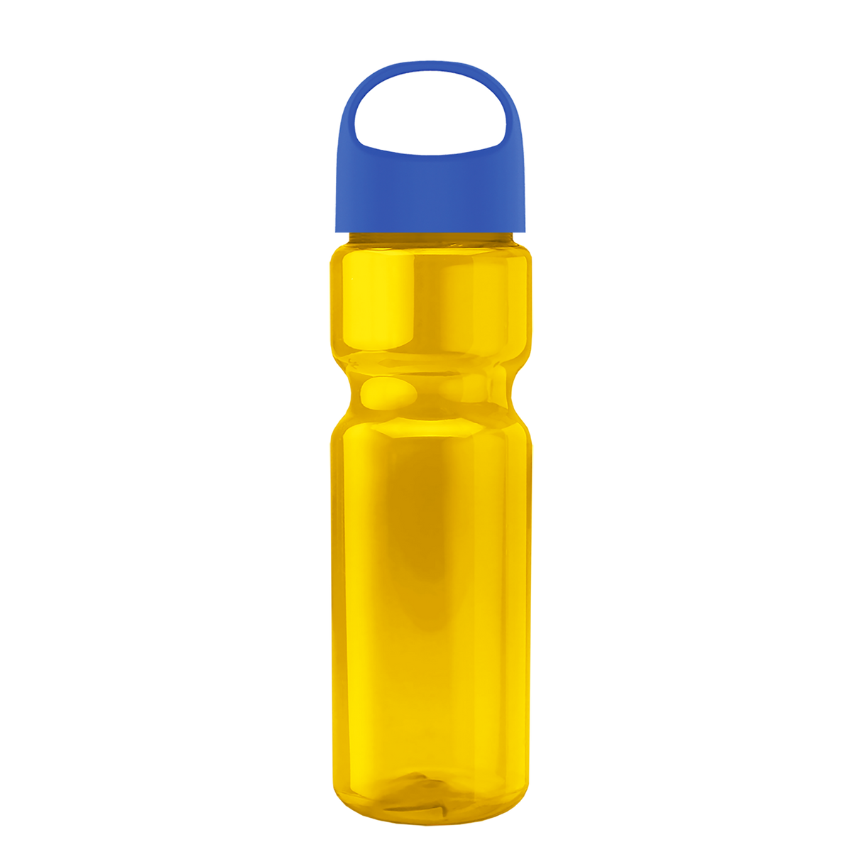Custom logo Champ Recycled Bottle with Oval Crest Lid - 28 oz.