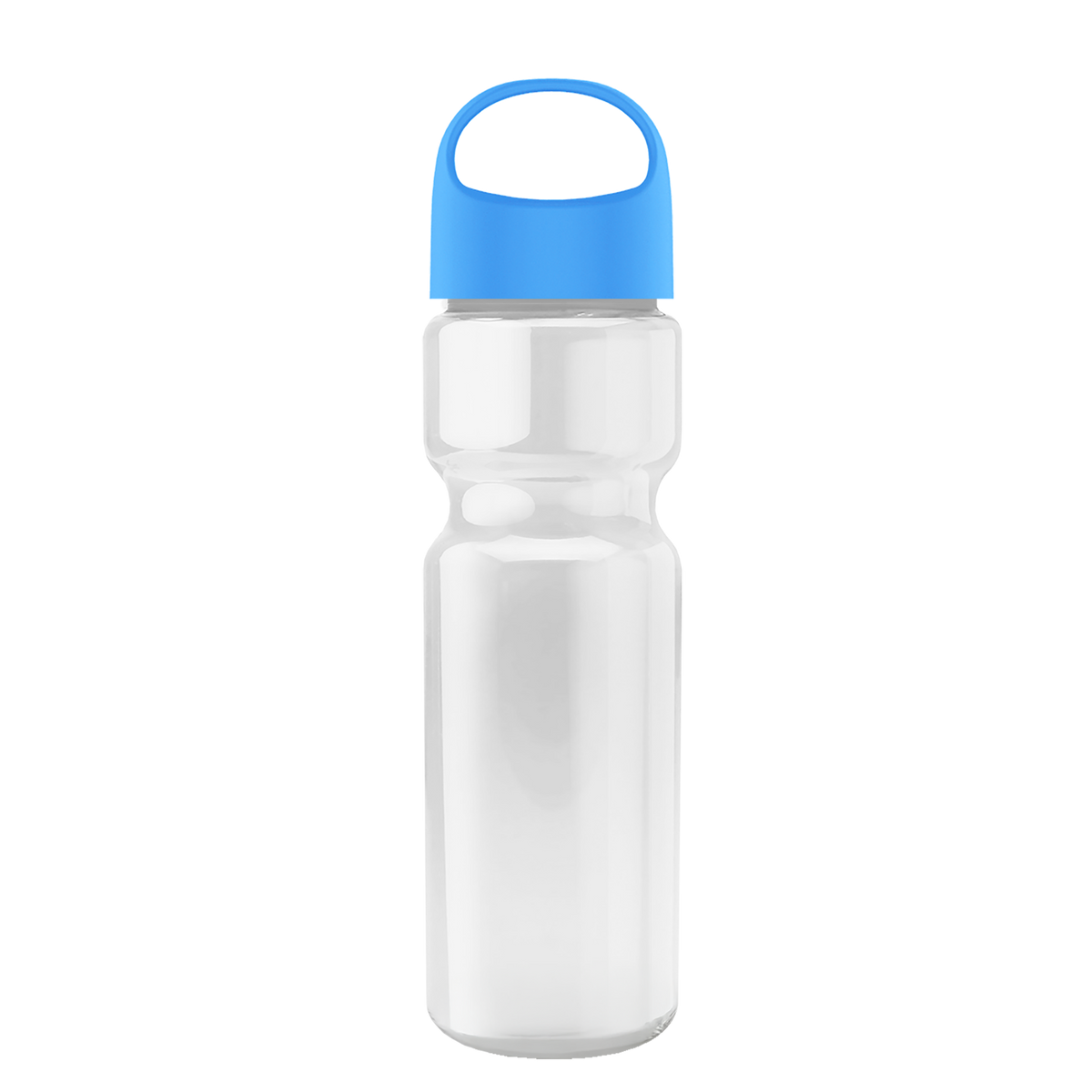Custom logo Champ Recycled Bottle with Oval Crest Lid - 28 oz.