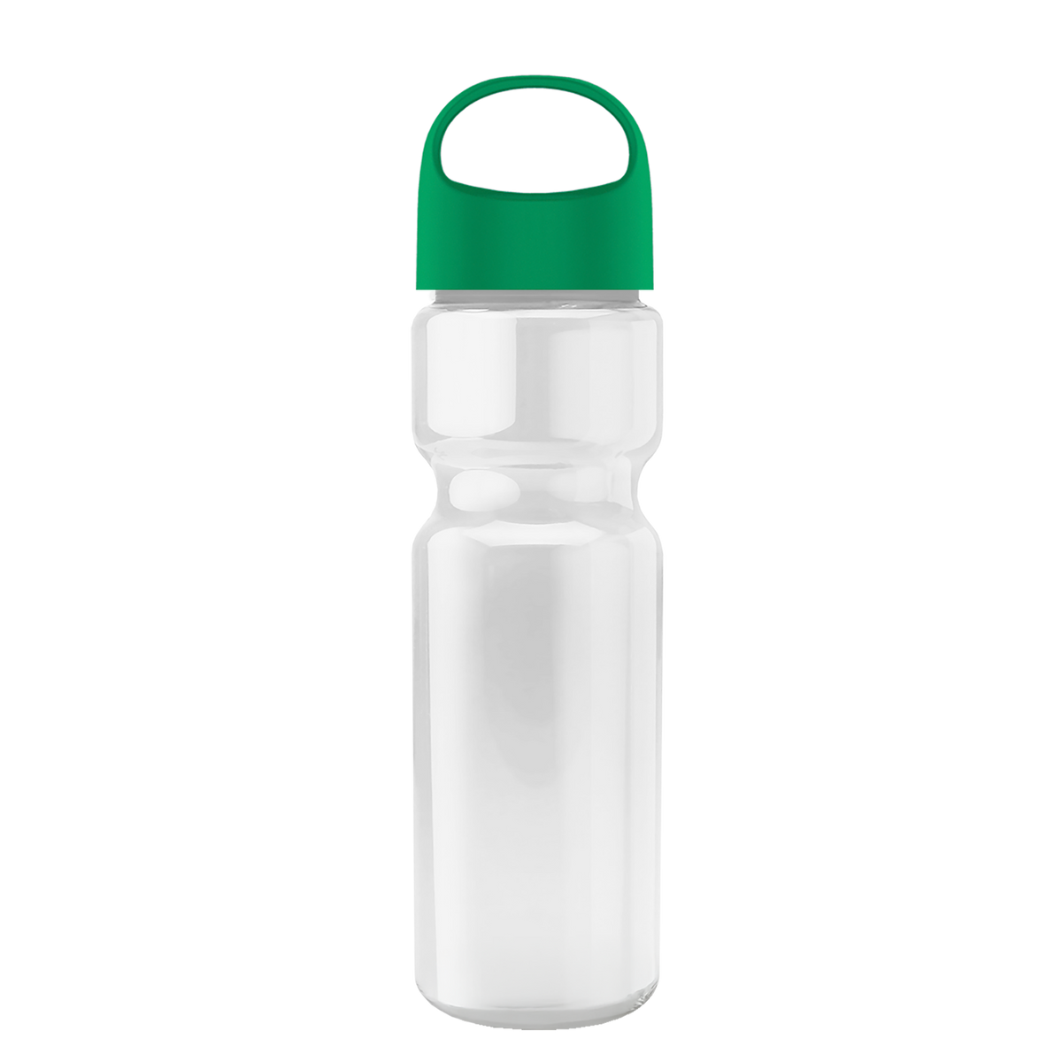 Custom logo Champ Recycled Bottle with Oval Crest Lid - 28 oz.