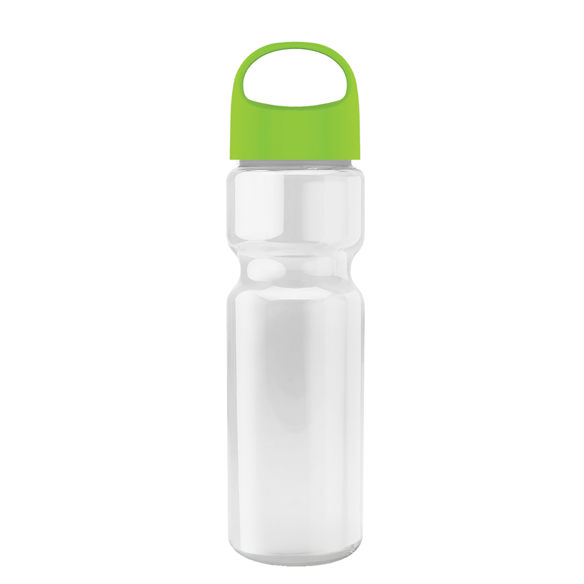 Custom logo Champ Recycled Bottle with Oval Crest Lid - 28 oz.