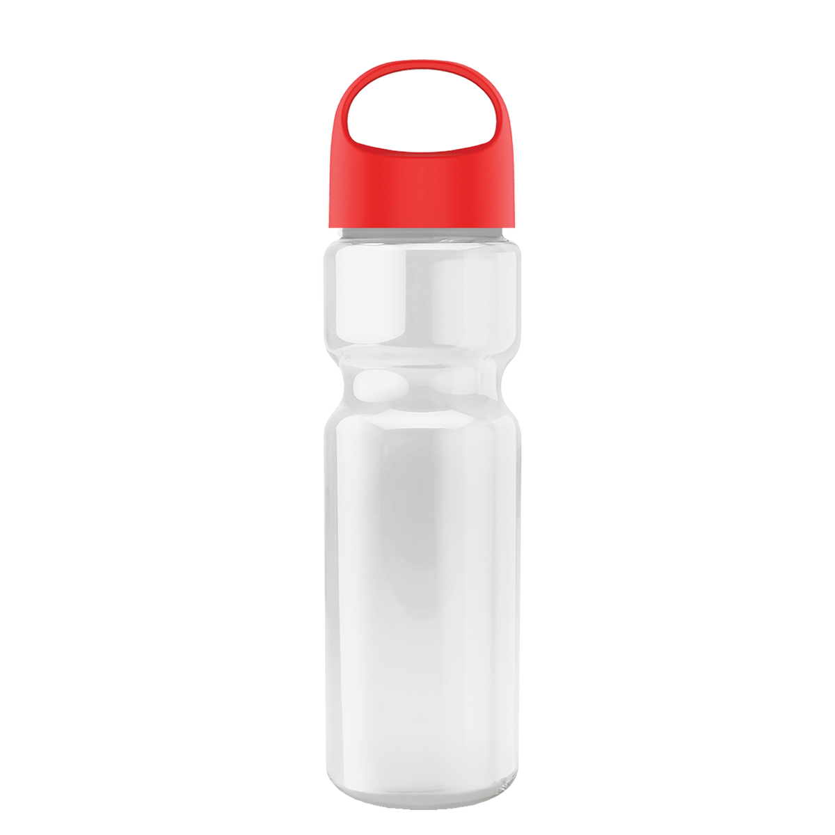 Custom logo Champ Recycled Bottle with Oval Crest Lid - 28 oz.