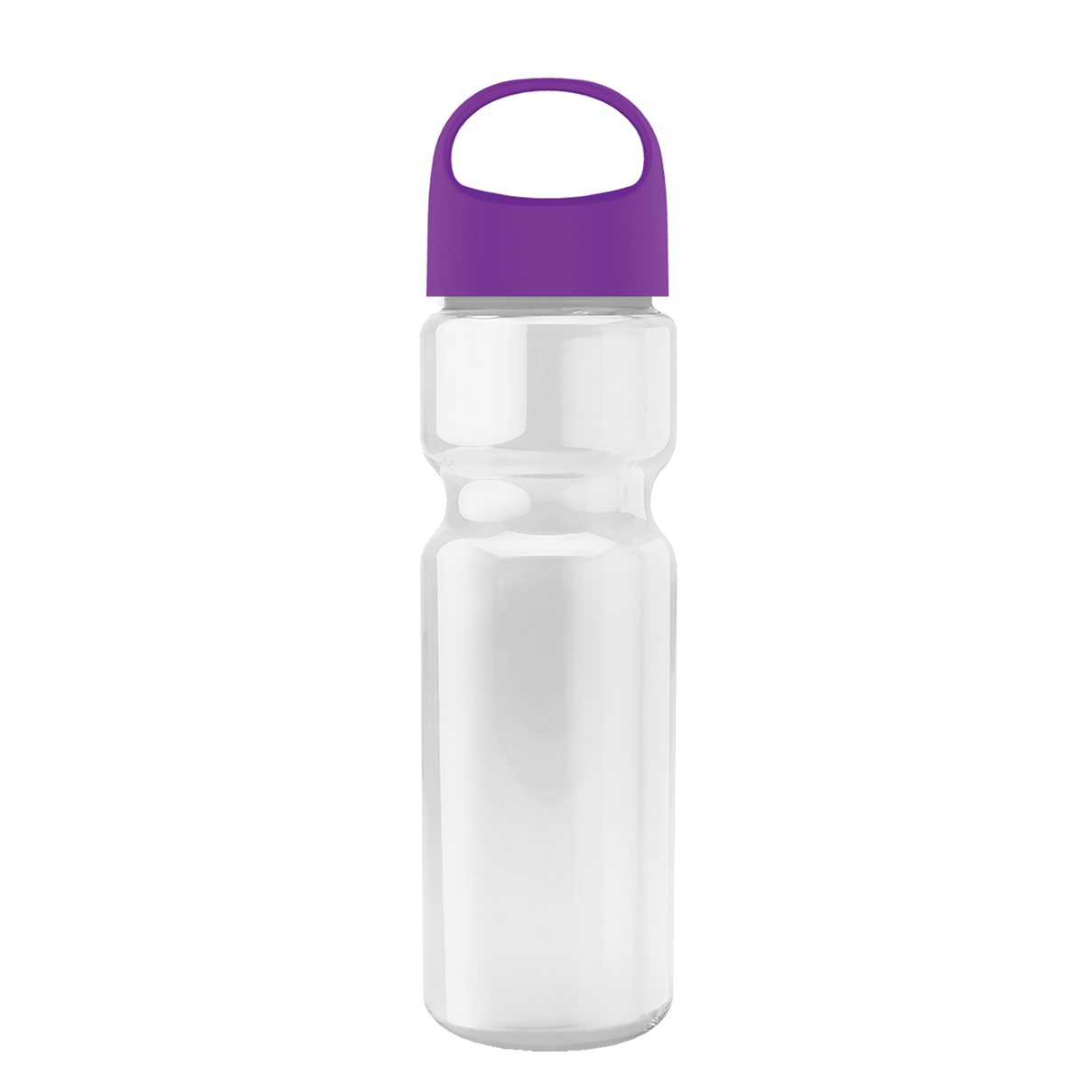 Custom logo Champ Recycled Bottle with Oval Crest Lid - 28 oz.