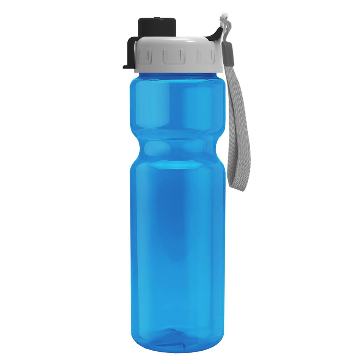 Custom logo Champ Recycled Bottle with Quick-Snap Lid - 28 oz.