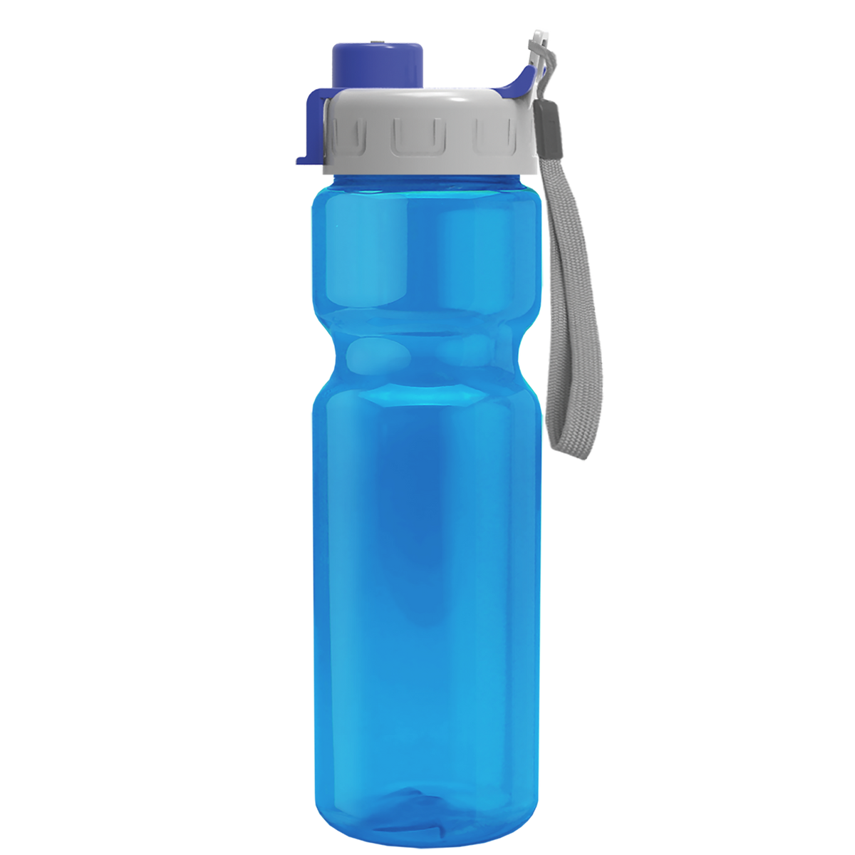 Custom logo Champ Recycled Bottle with Quick-Snap Lid - 28 oz.