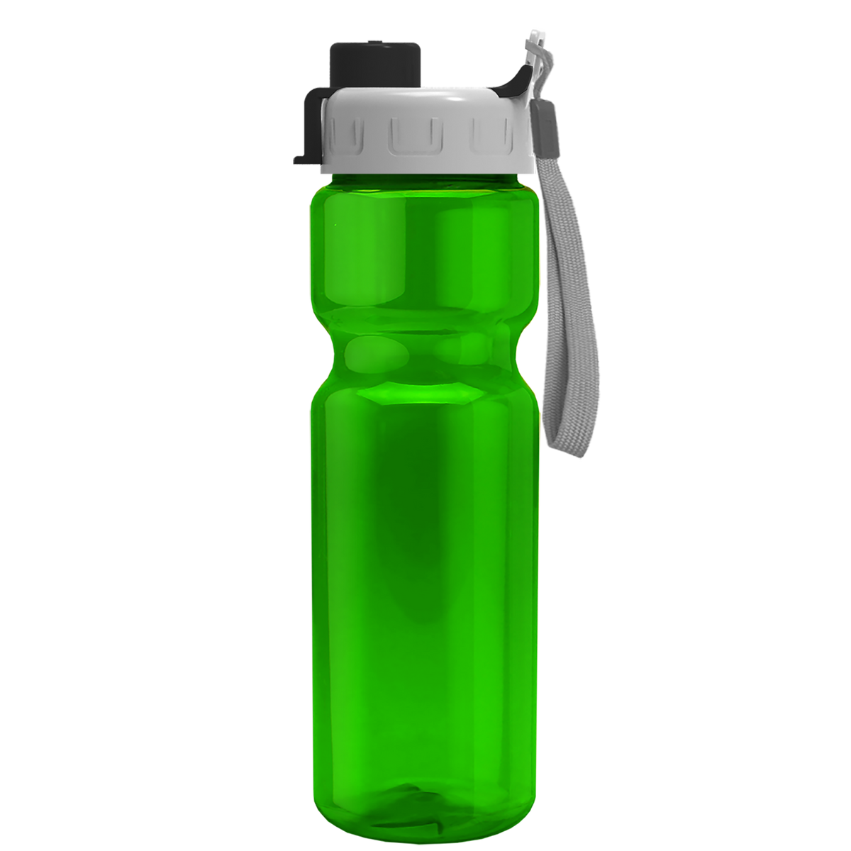 Custom logo Champ Recycled Bottle with Quick-Snap Lid - 28 oz.