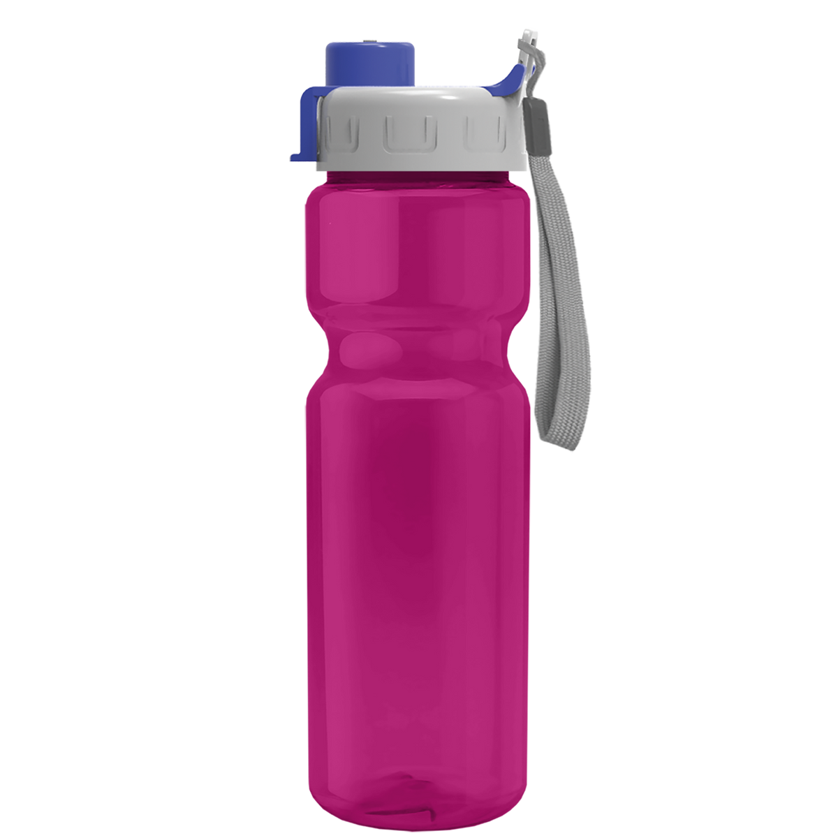 Custom logo Champ Recycled Bottle with Quick-Snap Lid - 28 oz.