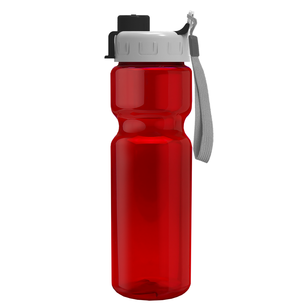 Custom logo Champ Recycled Bottle with Quick-Snap Lid - 28 oz.