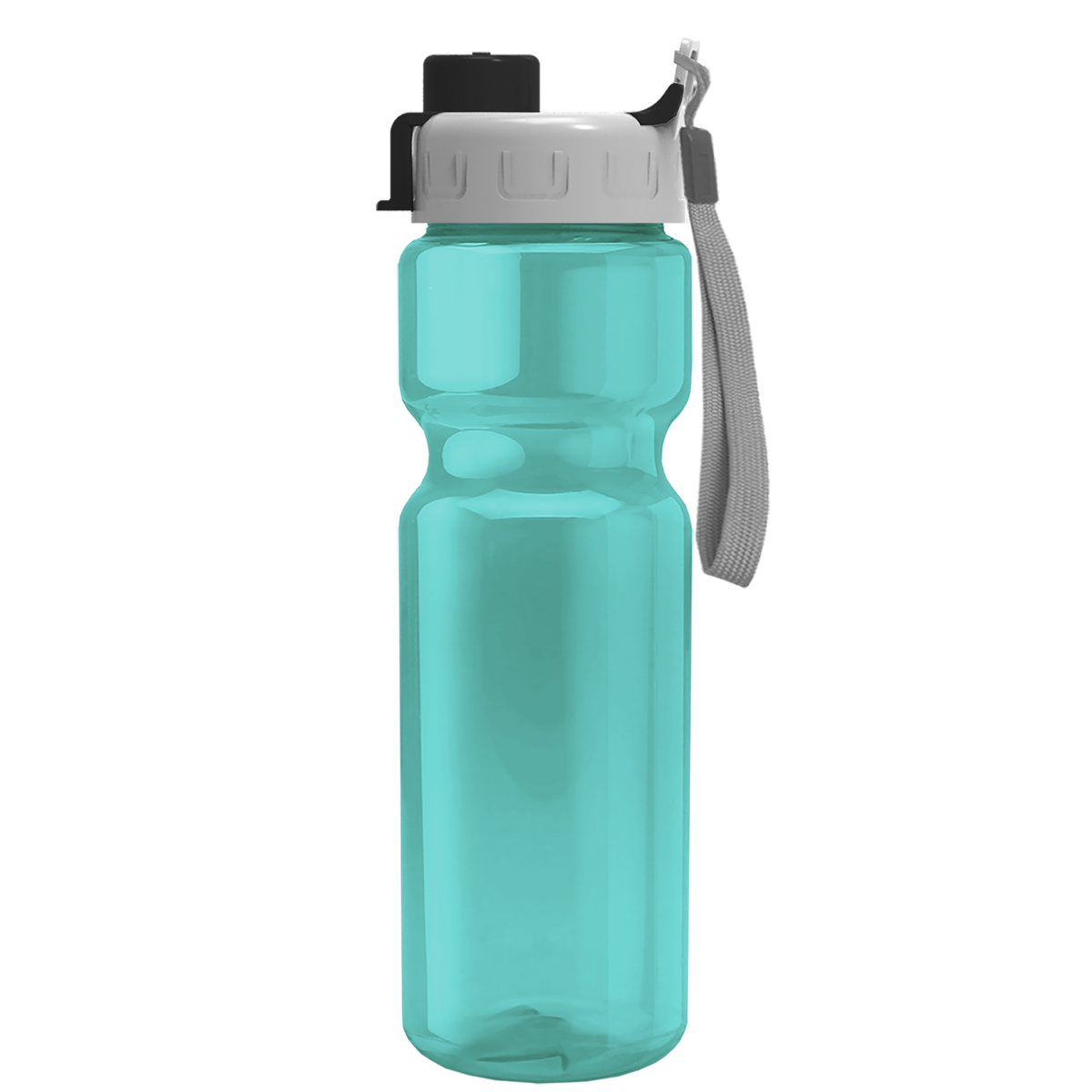 Custom logo Champ Recycled Bottle with Quick-Snap Lid - 28 oz.