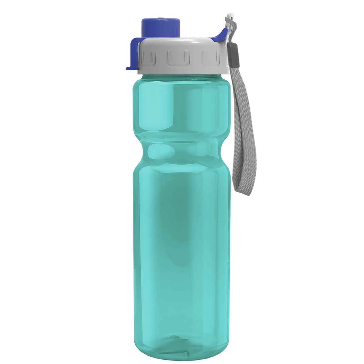 Custom logo Champ Recycled Bottle with Quick-Snap Lid - 28 oz.