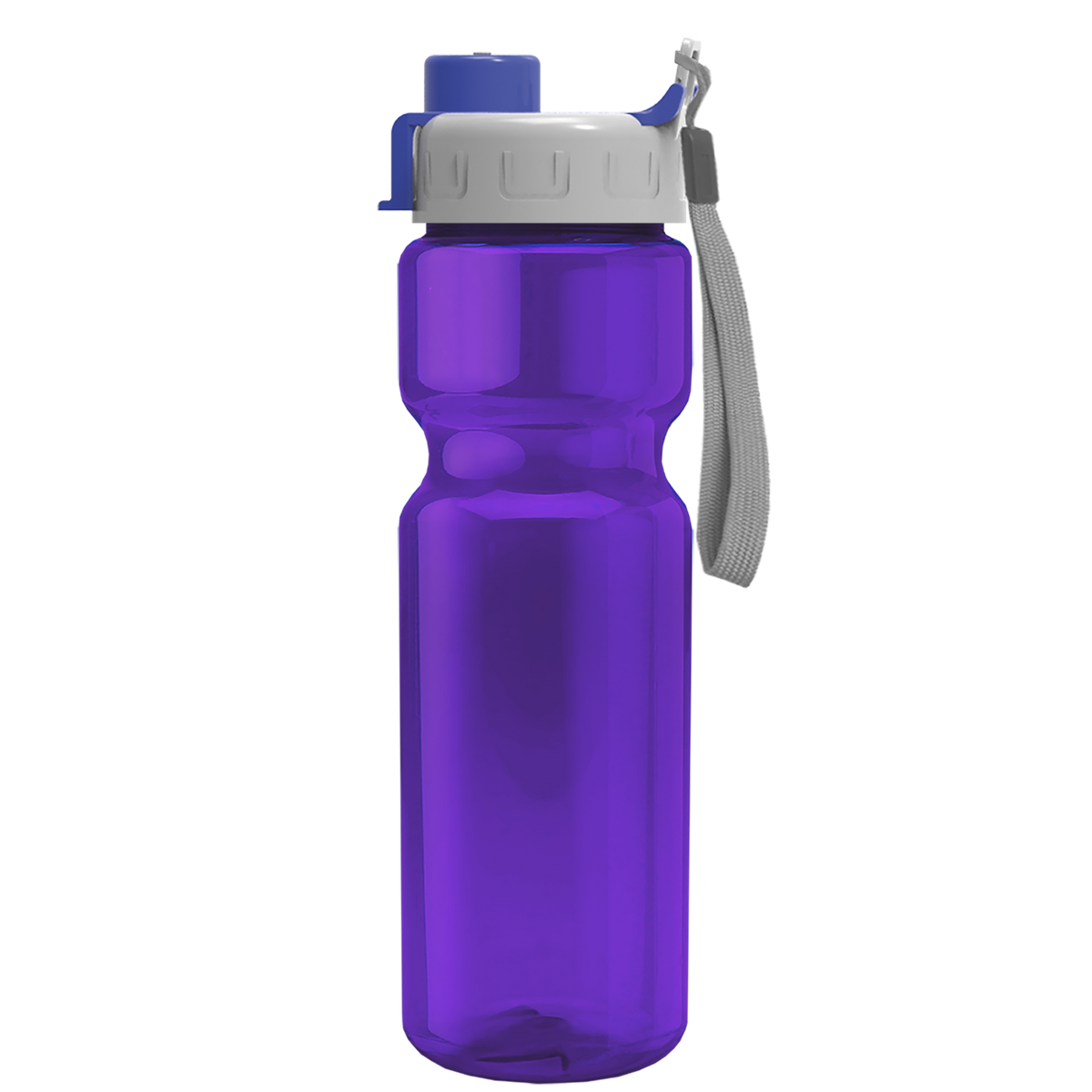 Custom logo Champ Recycled Bottle with Quick-Snap Lid - 28 oz.