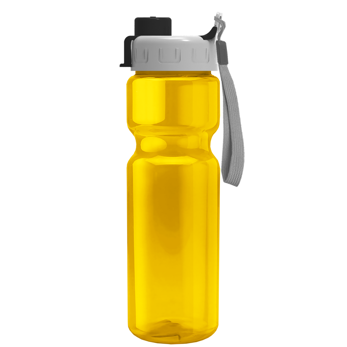 Custom logo Champ Recycled Bottle with Quick-Snap Lid - 28 oz.