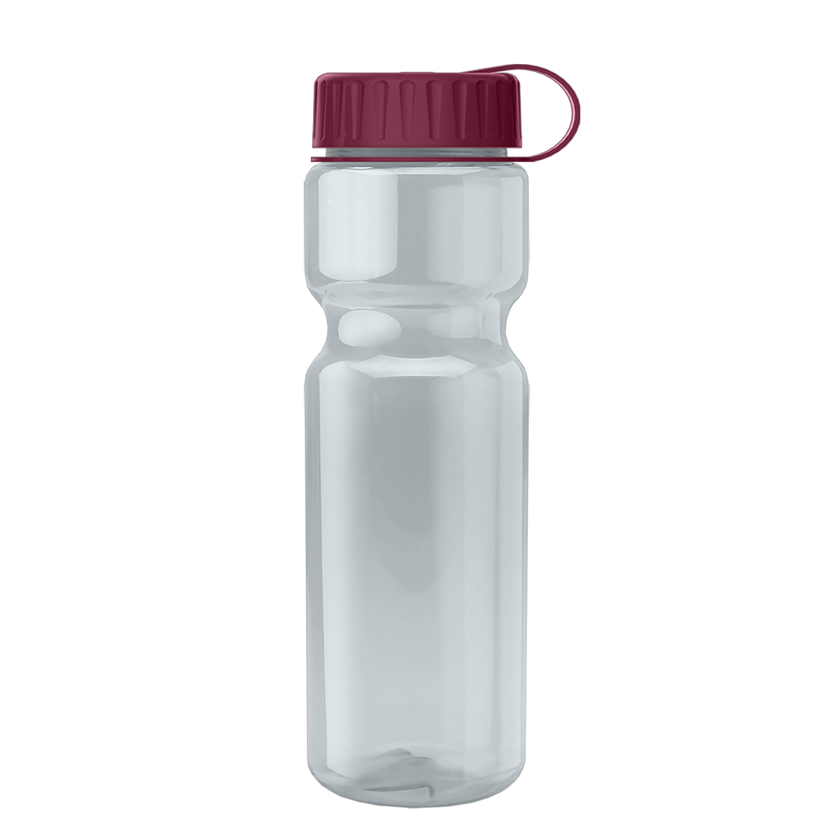 Custom logo Champ Recycled Bottle with Tethered Lid - 28 oz.