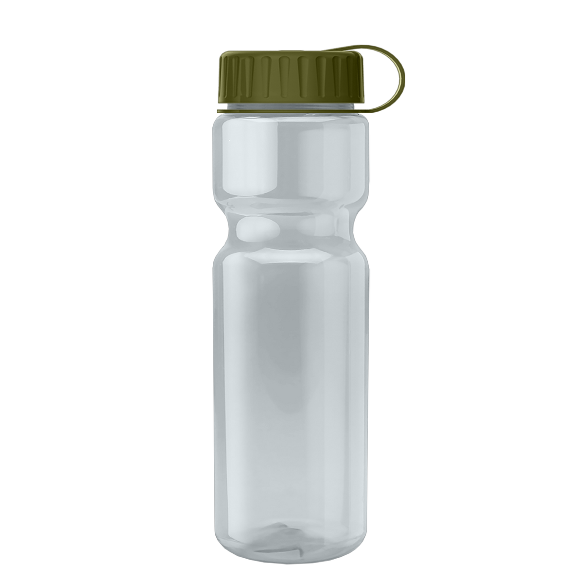 Custom logo Champ Recycled Bottle with Tethered Lid - 28 oz.