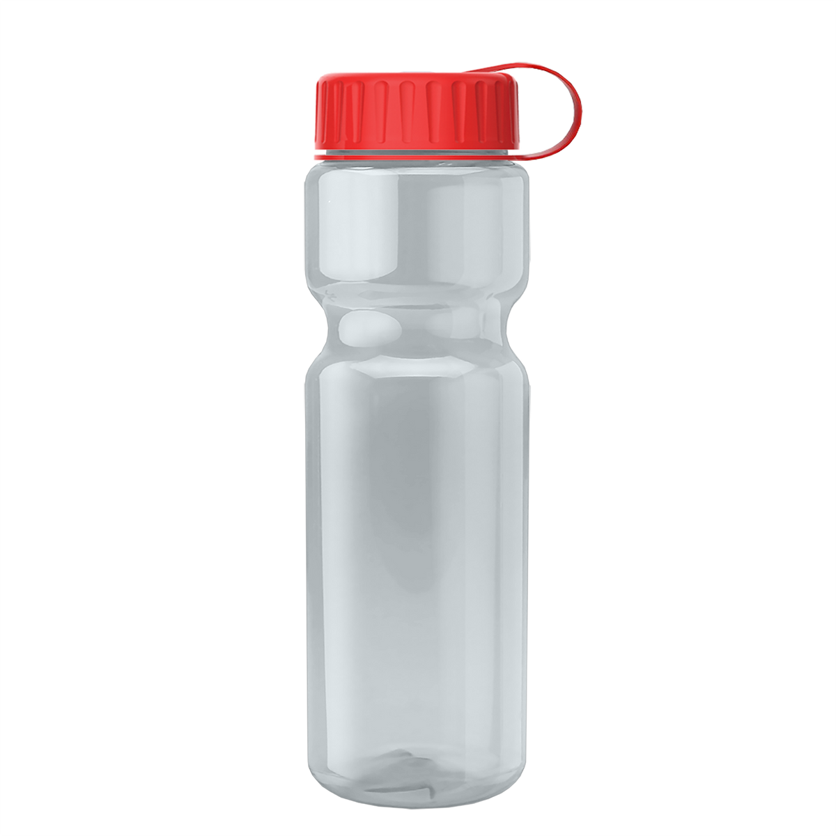 Custom logo Champ Recycled Bottle with Tethered Lid - 28 oz.
