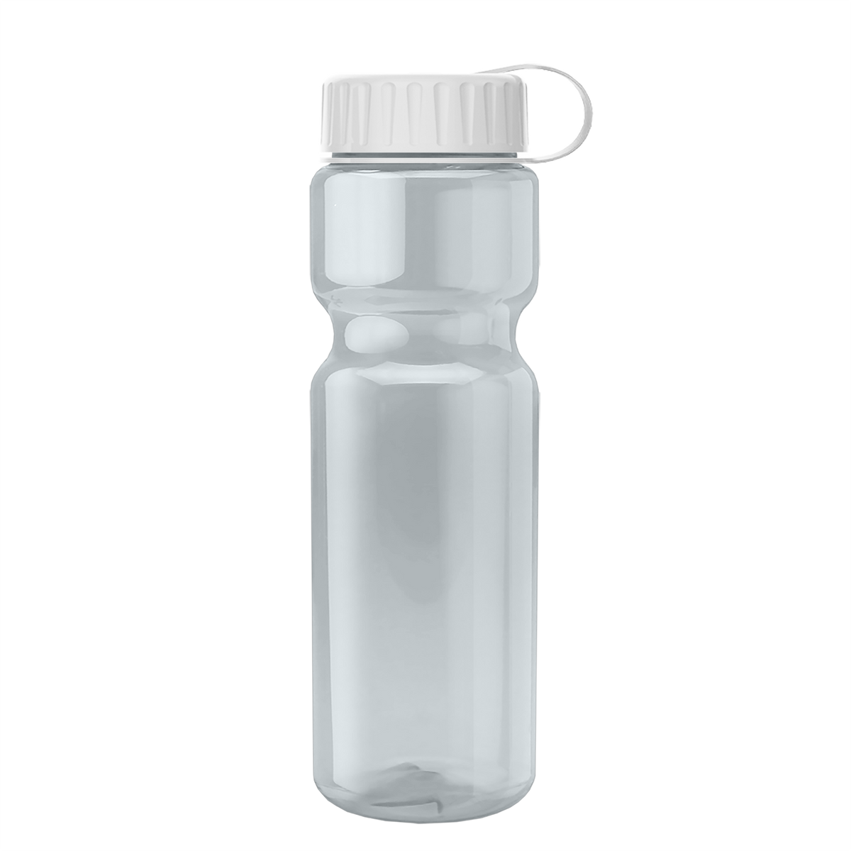 Custom logo Champ Recycled Bottle with Tethered Lid - 28 oz.