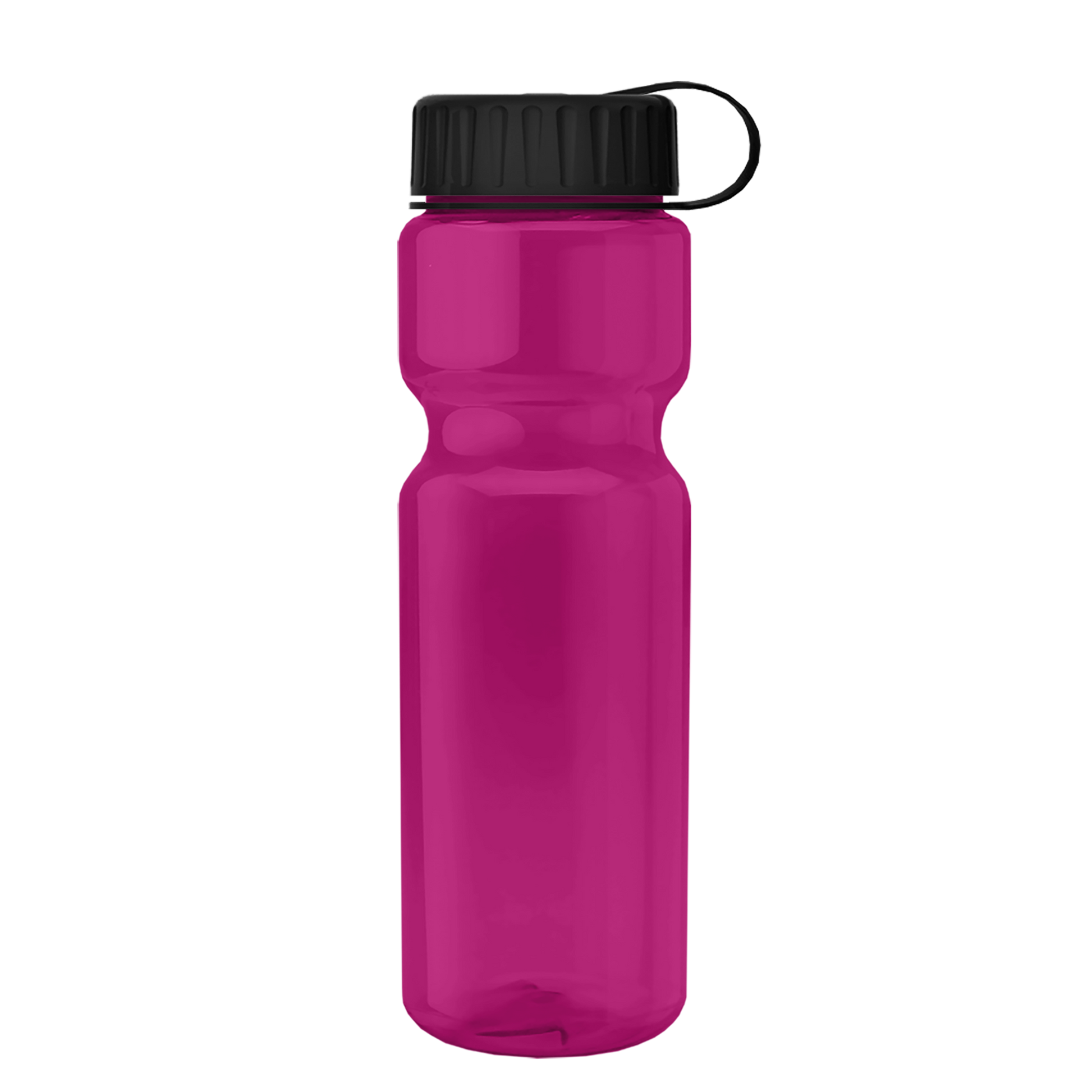Champ Recycled Bottle with Tethered Lid - 28 oz.