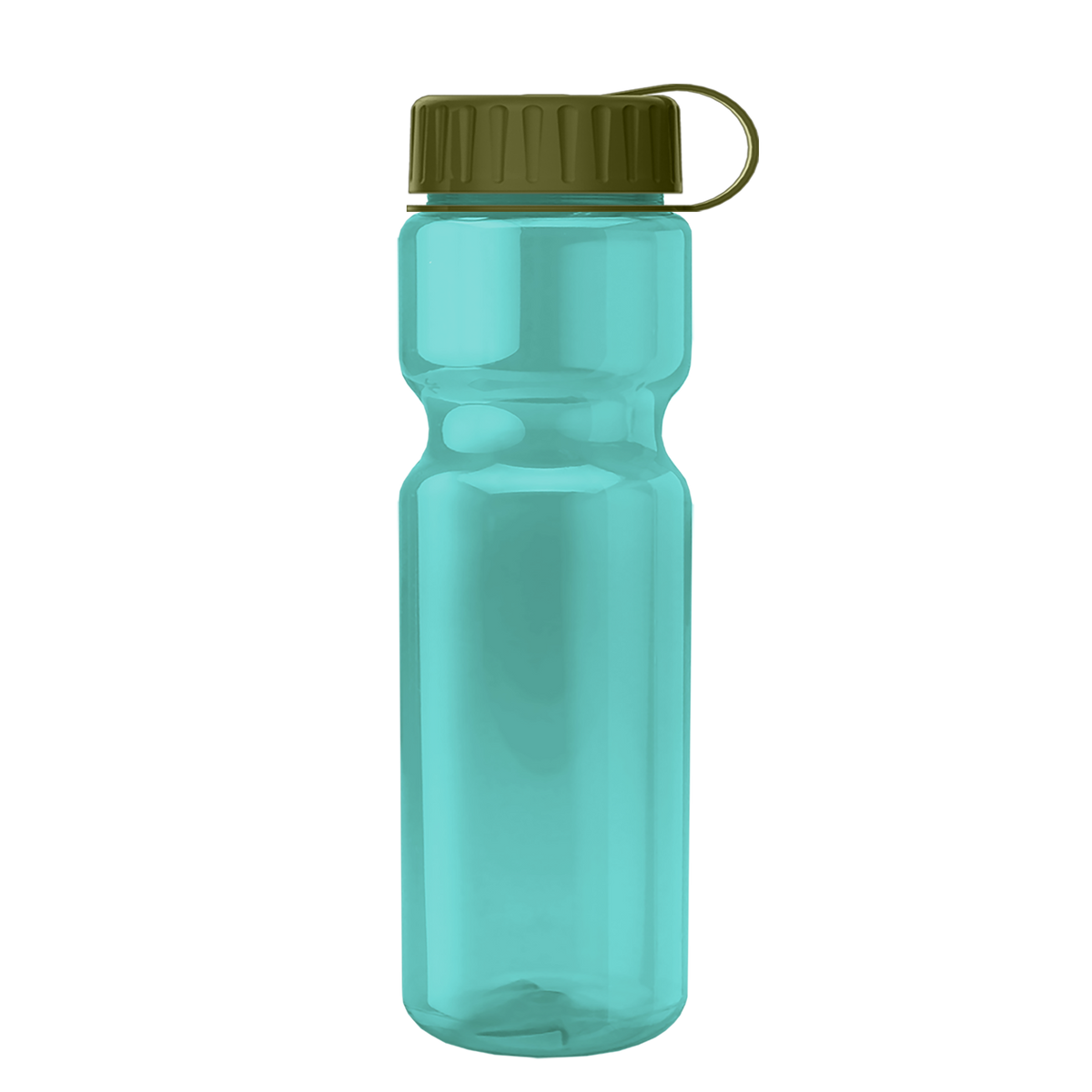 Custom logo Champ Recycled Bottle with Tethered Lid - 28 oz.