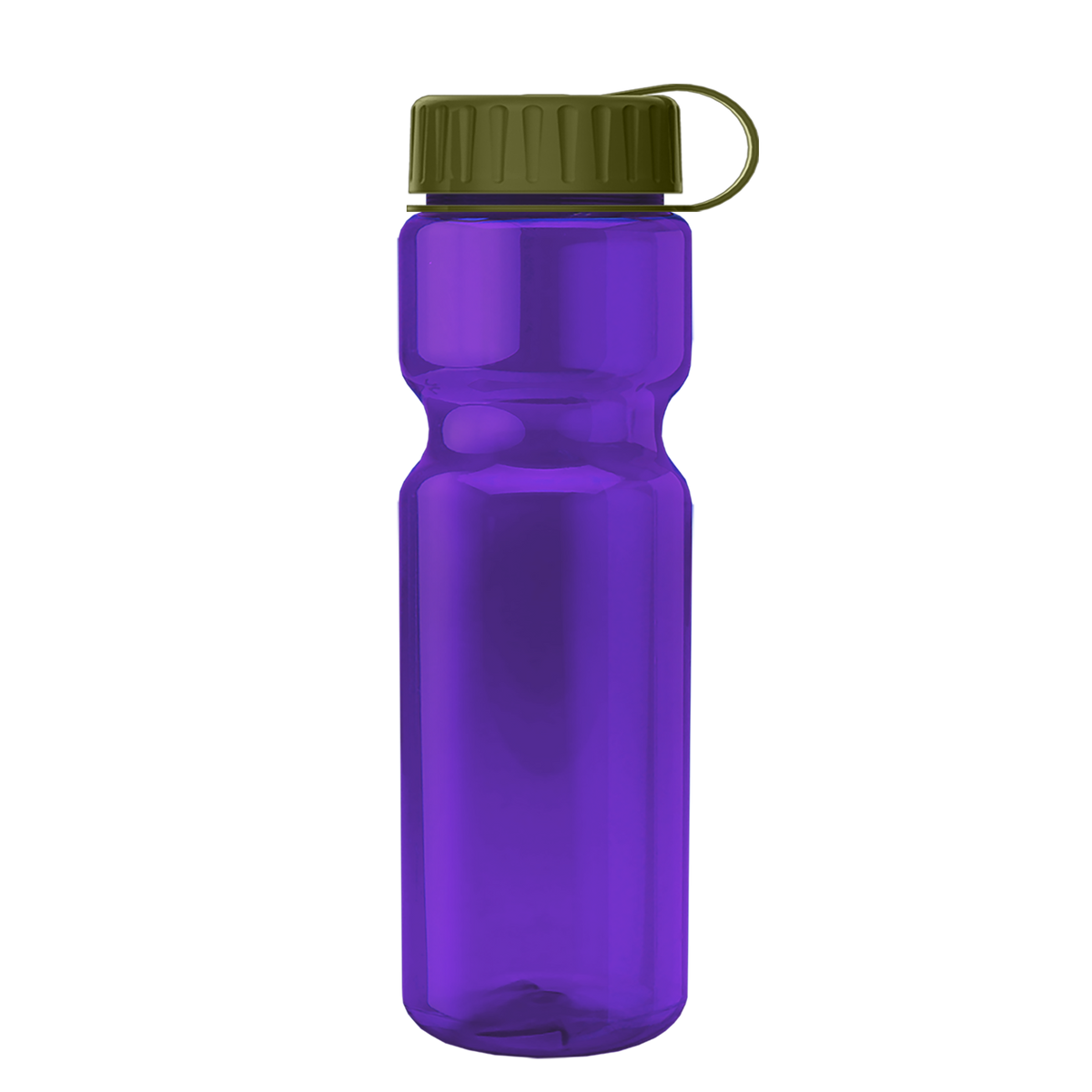 Custom logo Champ Recycled Bottle with Tethered Lid - 28 oz.