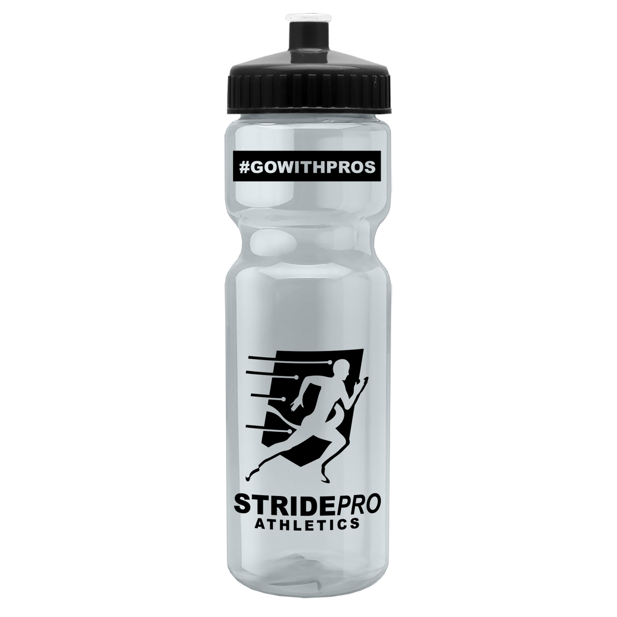 Custom logo Champ Recycled Bottle with Push-Pull Lid - 28 oz.