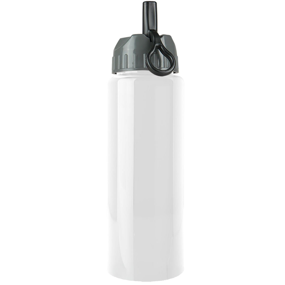 Custom logo Slim Fit RPET Bottle with Ring-Straw Lid - 32 oz.