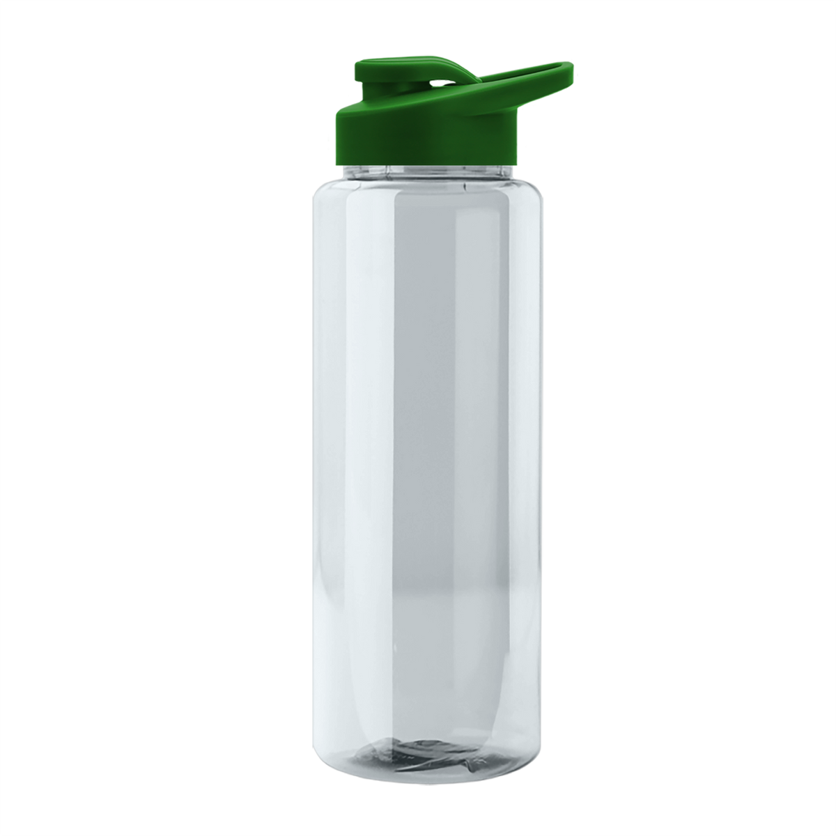 Custom logo Slim Fit RPET Bottle with Drink-Thru Lid - 32 oz.