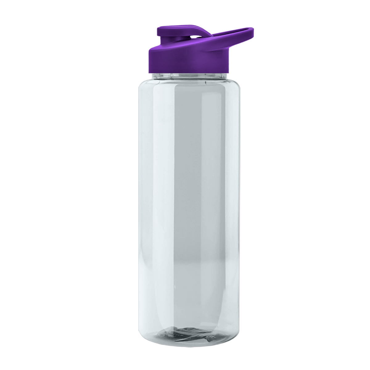 Custom logo Slim Fit RPET Bottle with Drink-Thru Lid - 32 oz.