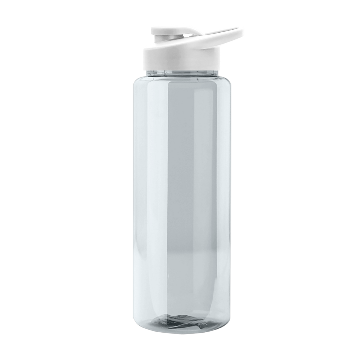 Custom logo Slim Fit RPET Bottle with Drink-Thru Lid - 32 oz.