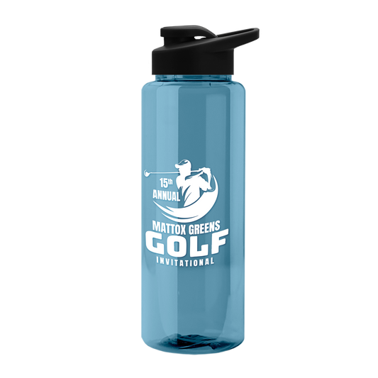 Slim Fit RPET Bottle with Drink-Thru Lid - 32 oz.