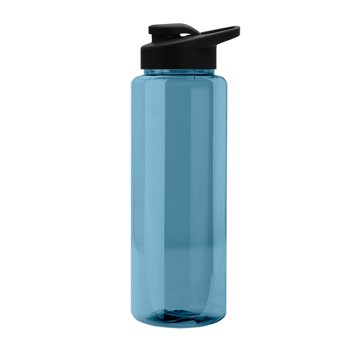Custom logo Slim Fit RPET Bottle with Drink-Thru Lid - 32 oz.
