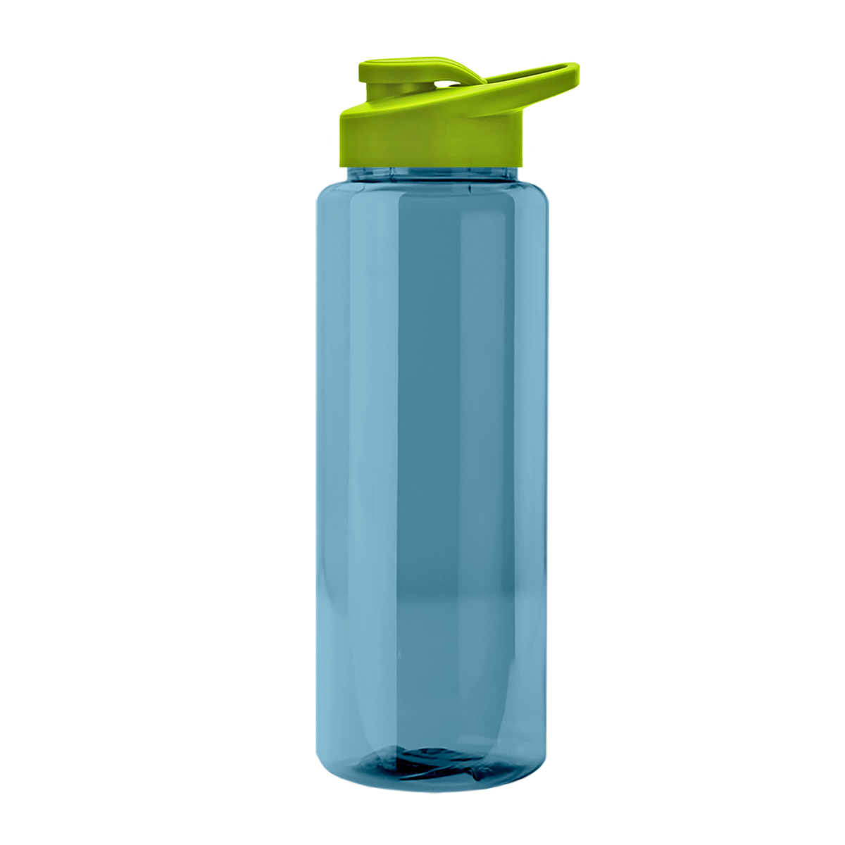 Custom logo Slim Fit RPET Bottle with Drink-Thru Lid - 32 oz.