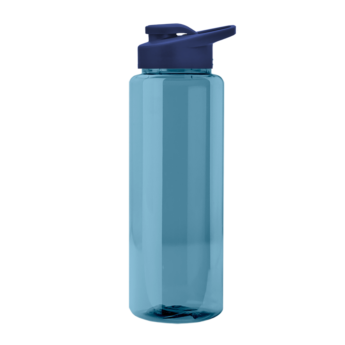 Custom logo Slim Fit RPET Bottle with Drink-Thru Lid - 32 oz.