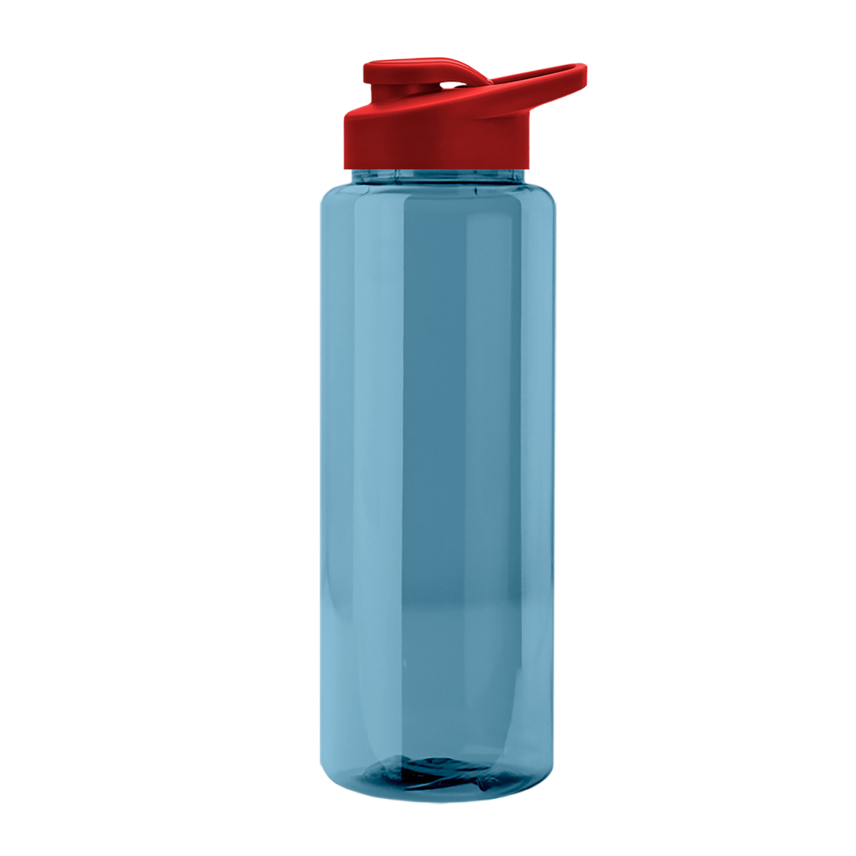 Custom logo Slim Fit RPET Bottle with Drink-Thru Lid - 32 oz.