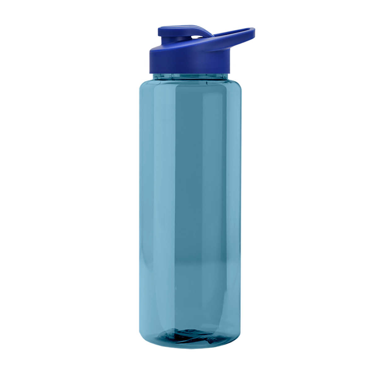 Custom logo Slim Fit RPET Bottle with Drink-Thru Lid - 32 oz.
