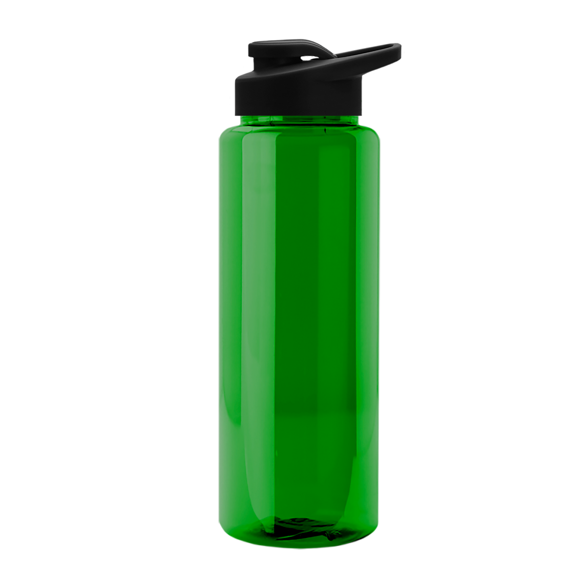 Custom logo Slim Fit RPET Bottle with Drink-Thru Lid - 32 oz.