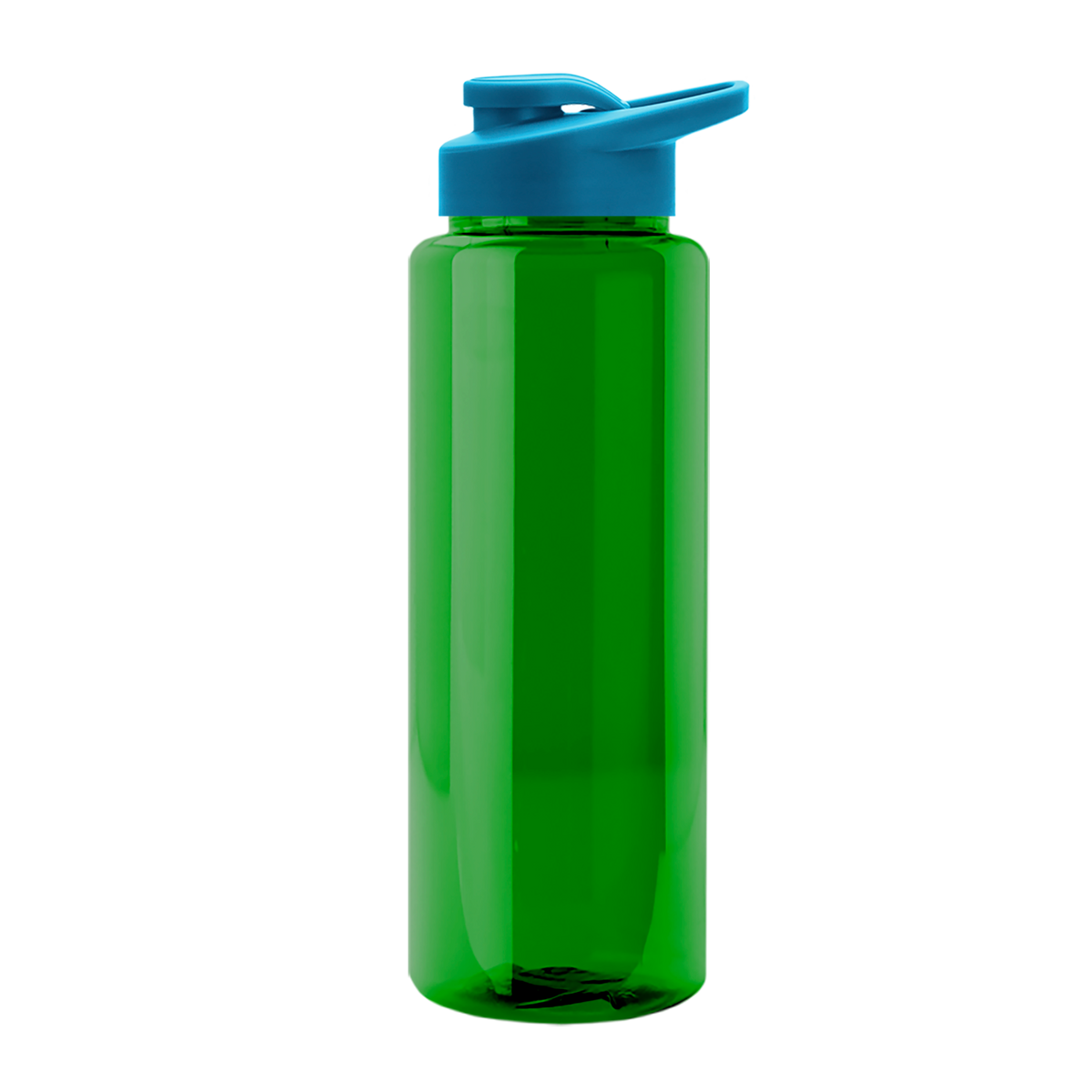 Custom logo Slim Fit RPET Bottle with Drink-Thru Lid - 32 oz.