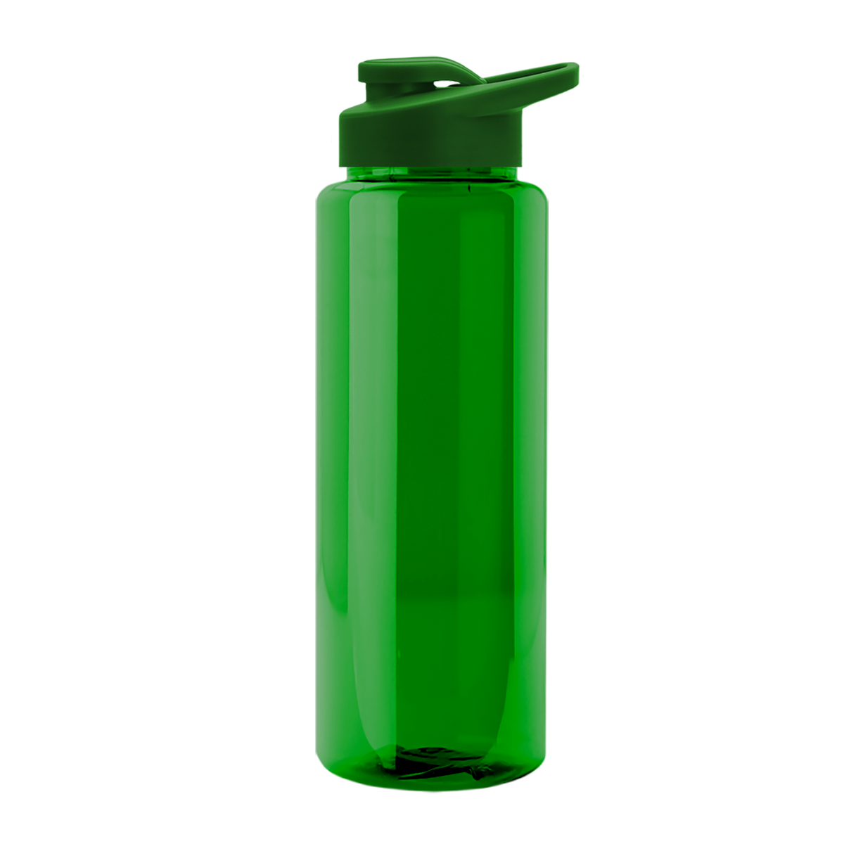 Custom logo Slim Fit RPET Bottle with Drink-Thru Lid - 32 oz.