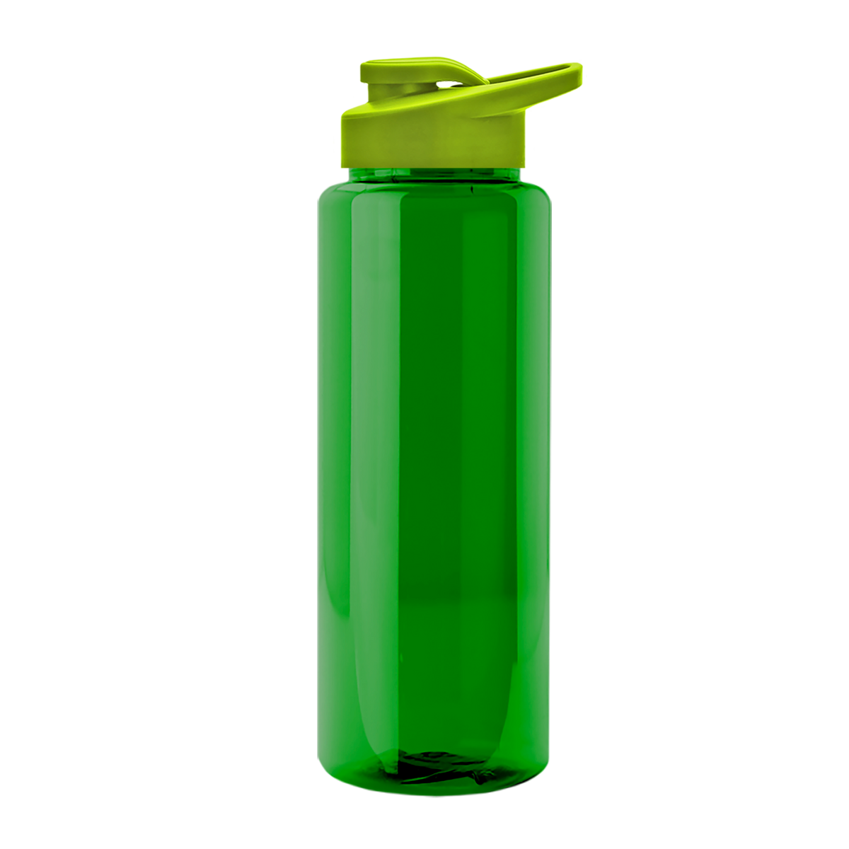 Custom logo Slim Fit RPET Bottle with Drink-Thru Lid - 32 oz.