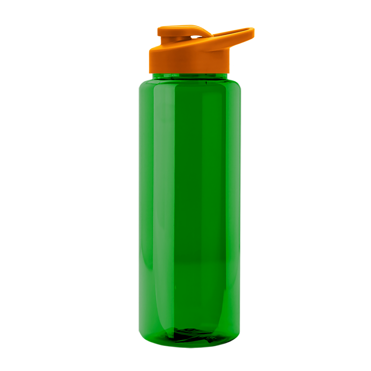 Custom logo Slim Fit RPET Bottle with Drink-Thru Lid - 32 oz.