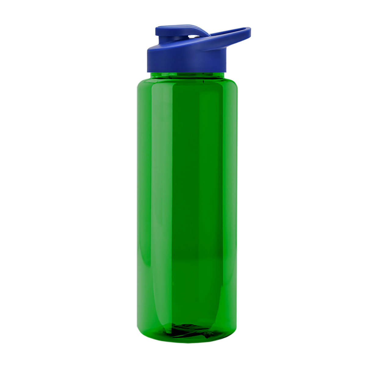 Custom logo Slim Fit RPET Bottle with Drink-Thru Lid - 32 oz.