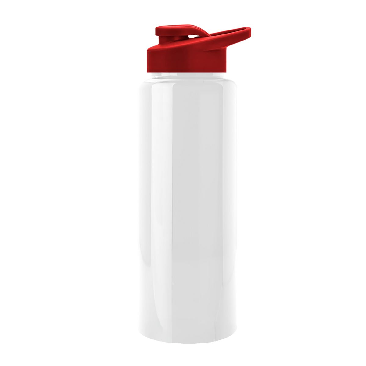 Custom logo Slim Fit RPET Bottle with Drink-Thru Lid - 32 oz.