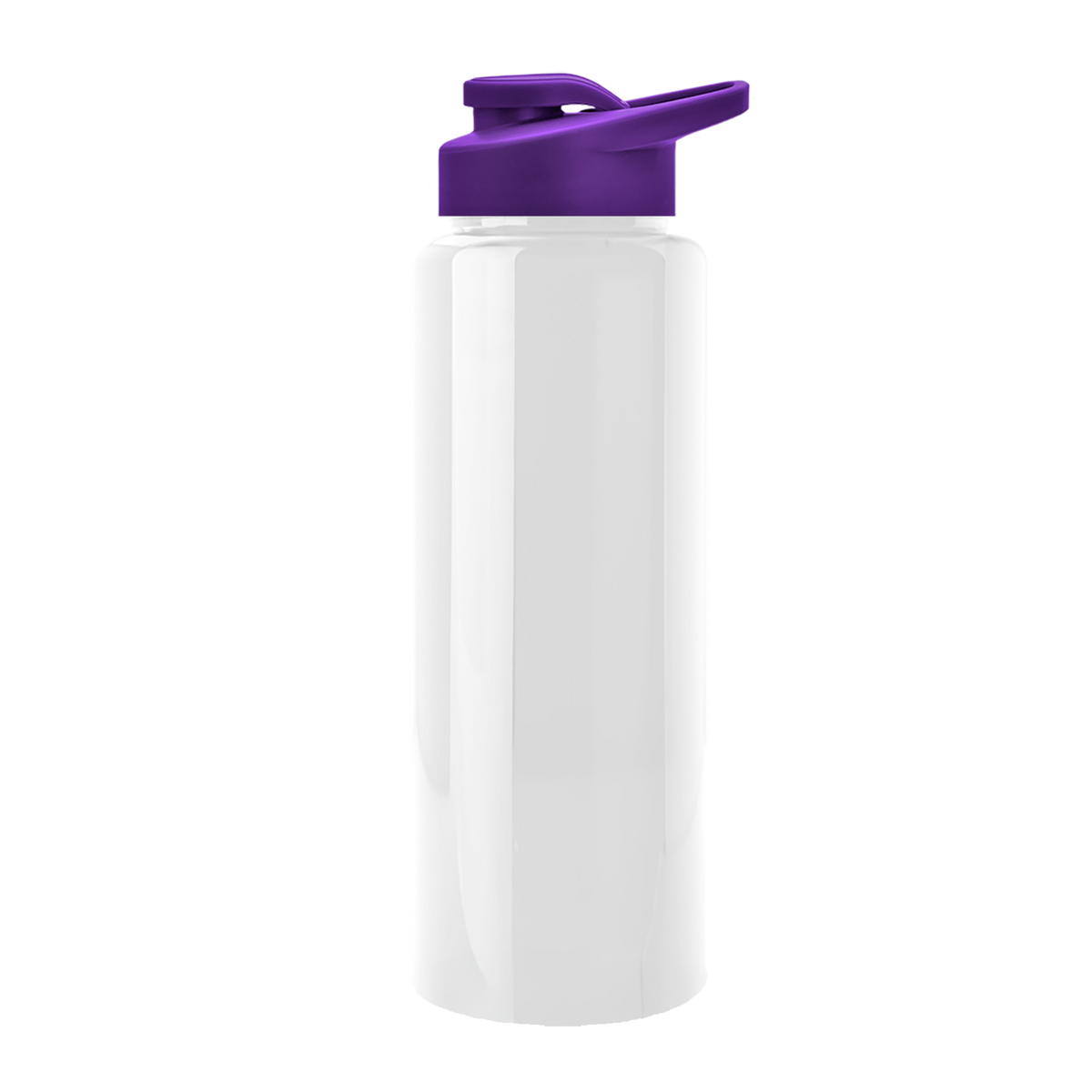 Custom logo Slim Fit RPET Bottle with Drink-Thru Lid - 32 oz.