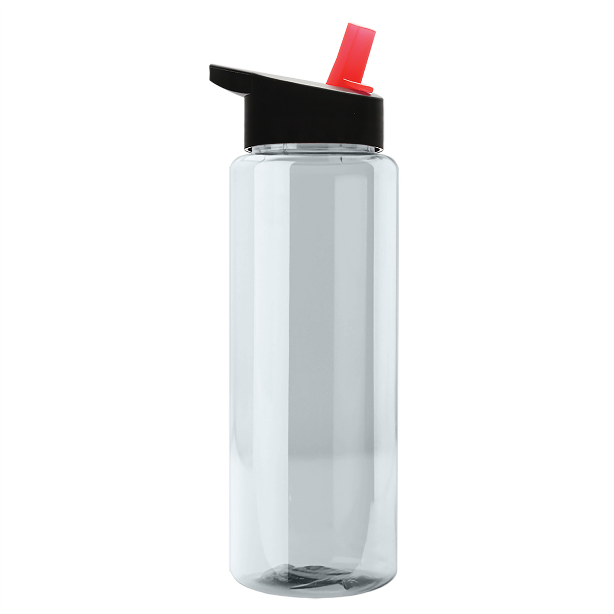 Custom logo Slim Fit RPET Bottle with Flip-Straw Lid - 32 oz.