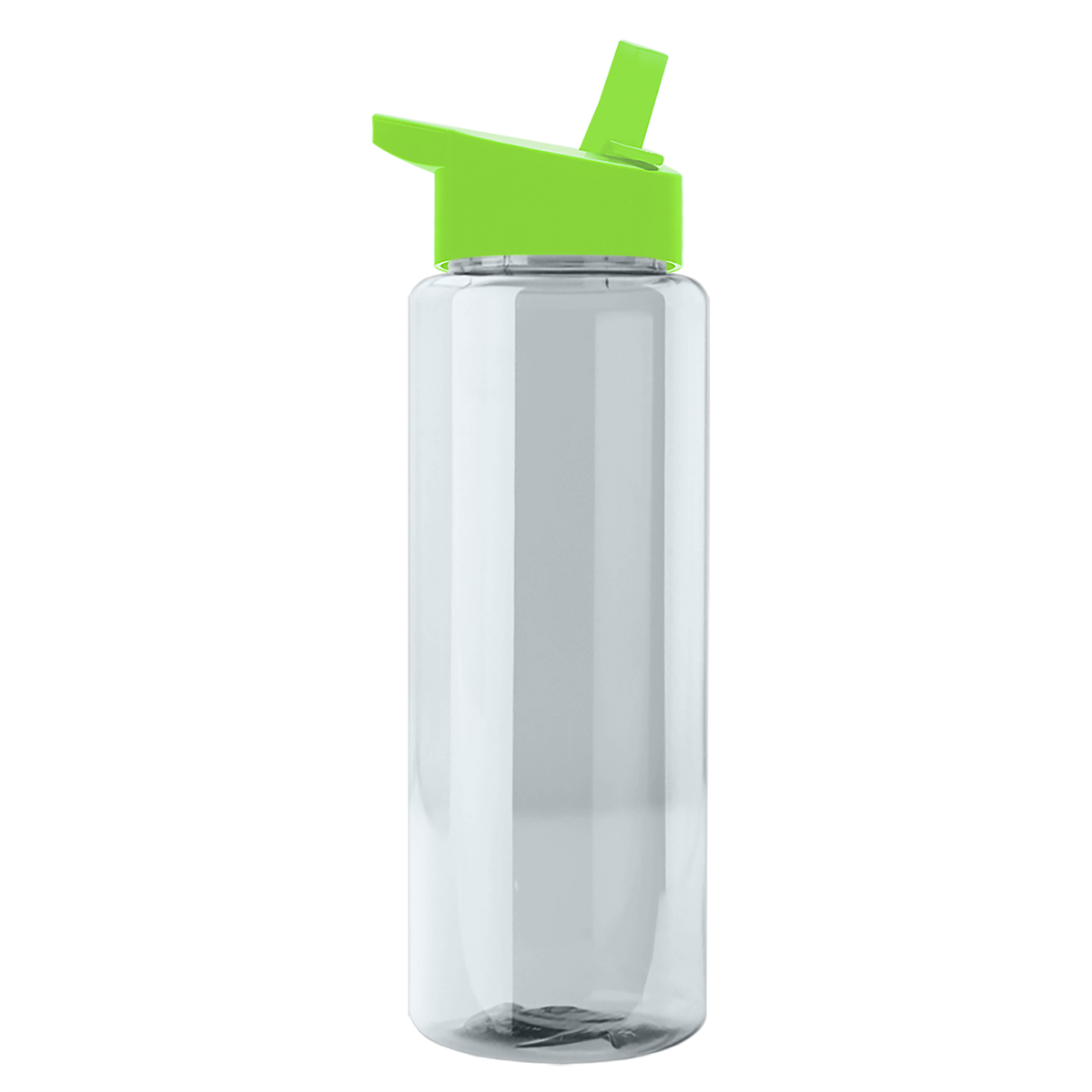 Custom logo Slim Fit RPET Bottle with Flip-Straw Lid - 32 oz.