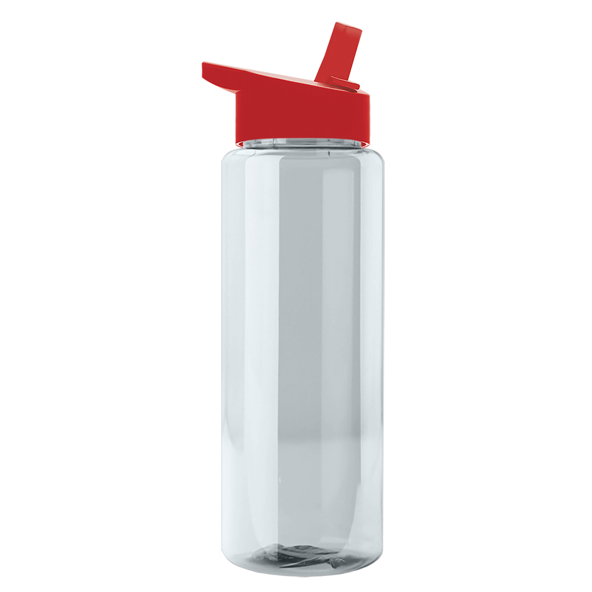 Custom logo Slim Fit RPET Bottle with Flip-Straw Lid - 32 oz.