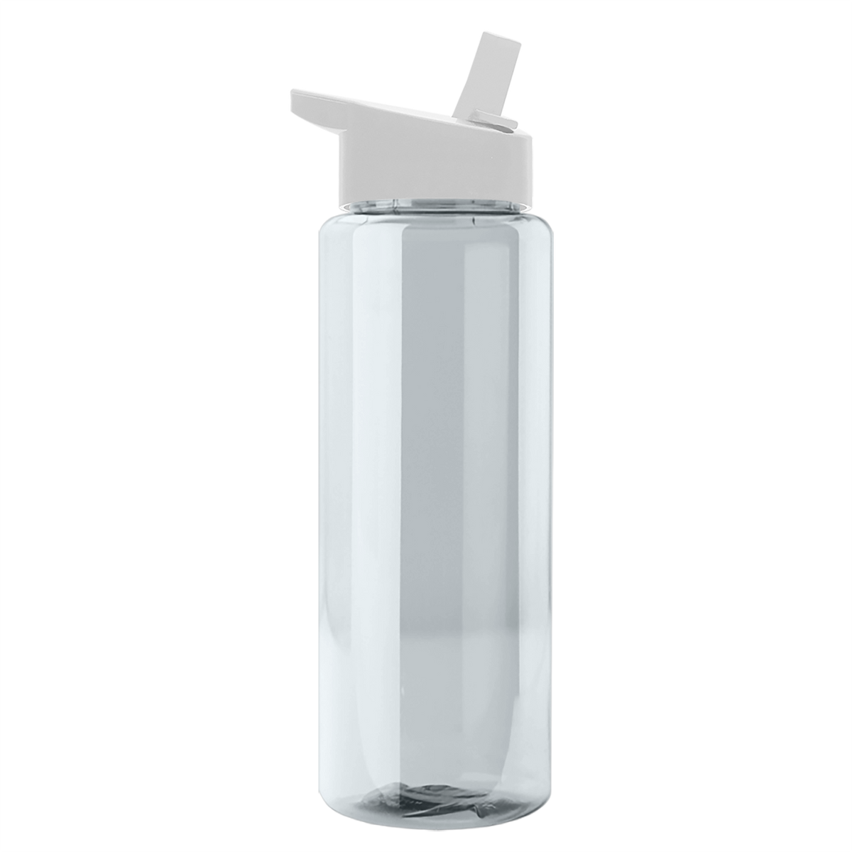Custom logo Slim Fit RPET Bottle with Flip-Straw Lid - 32 oz.