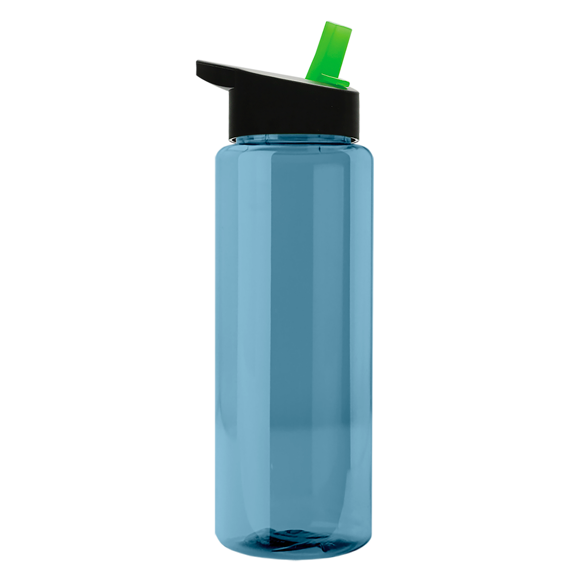Slim Fit RPET Bottle with Flip-Straw Lid - 32 oz.