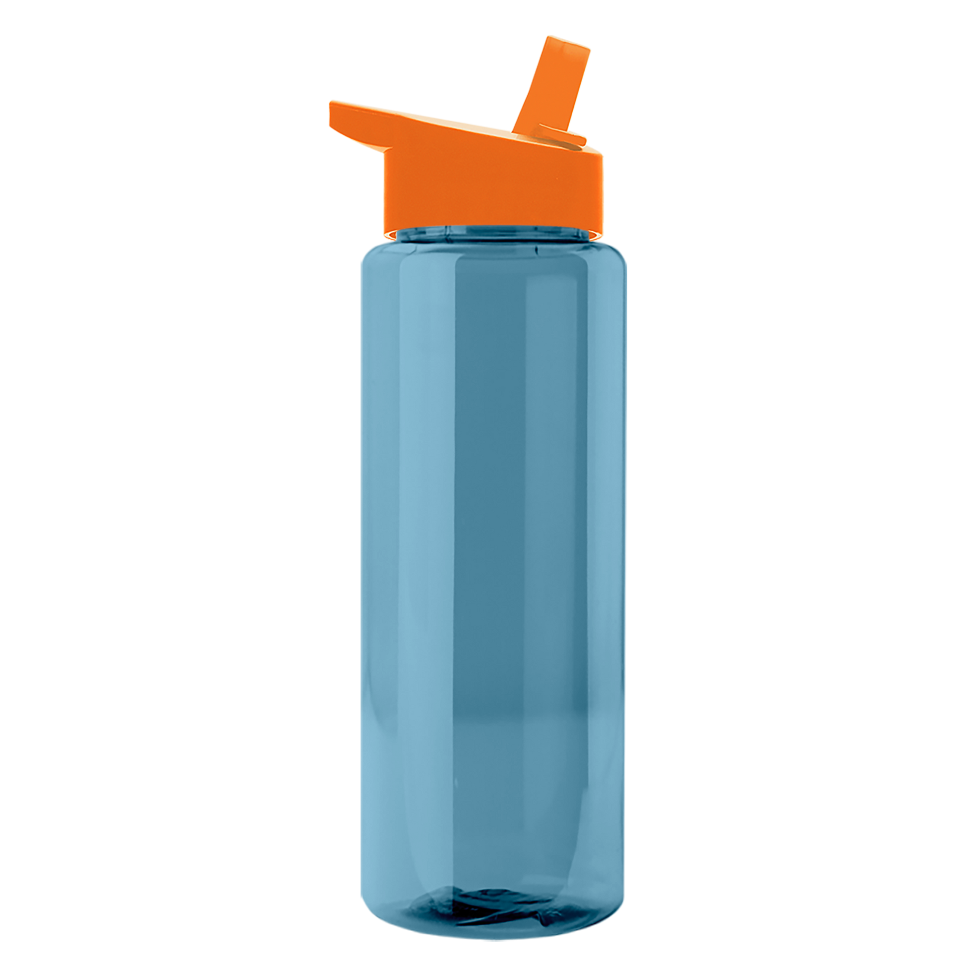 Slim Fit RPET Bottle with Flip-Straw Lid - 32 oz.